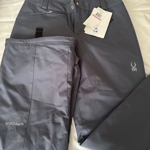 Spyder Women’s Ski Pants, 10R. Grey